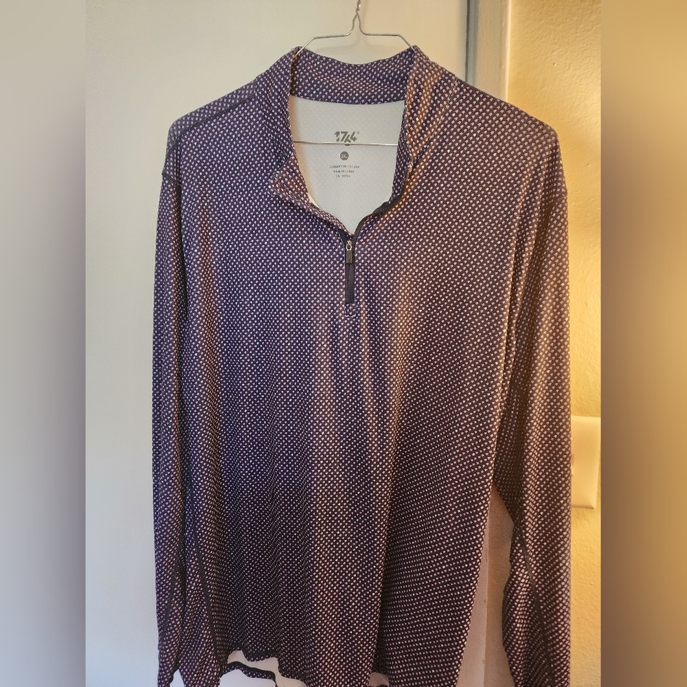 1764 Purple Polka Dot Shirt